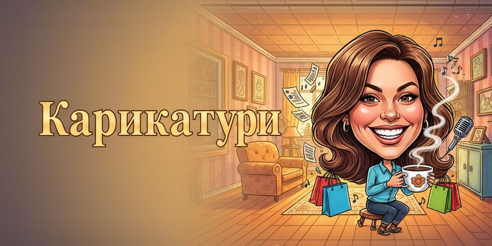 Karikatúrák — nő