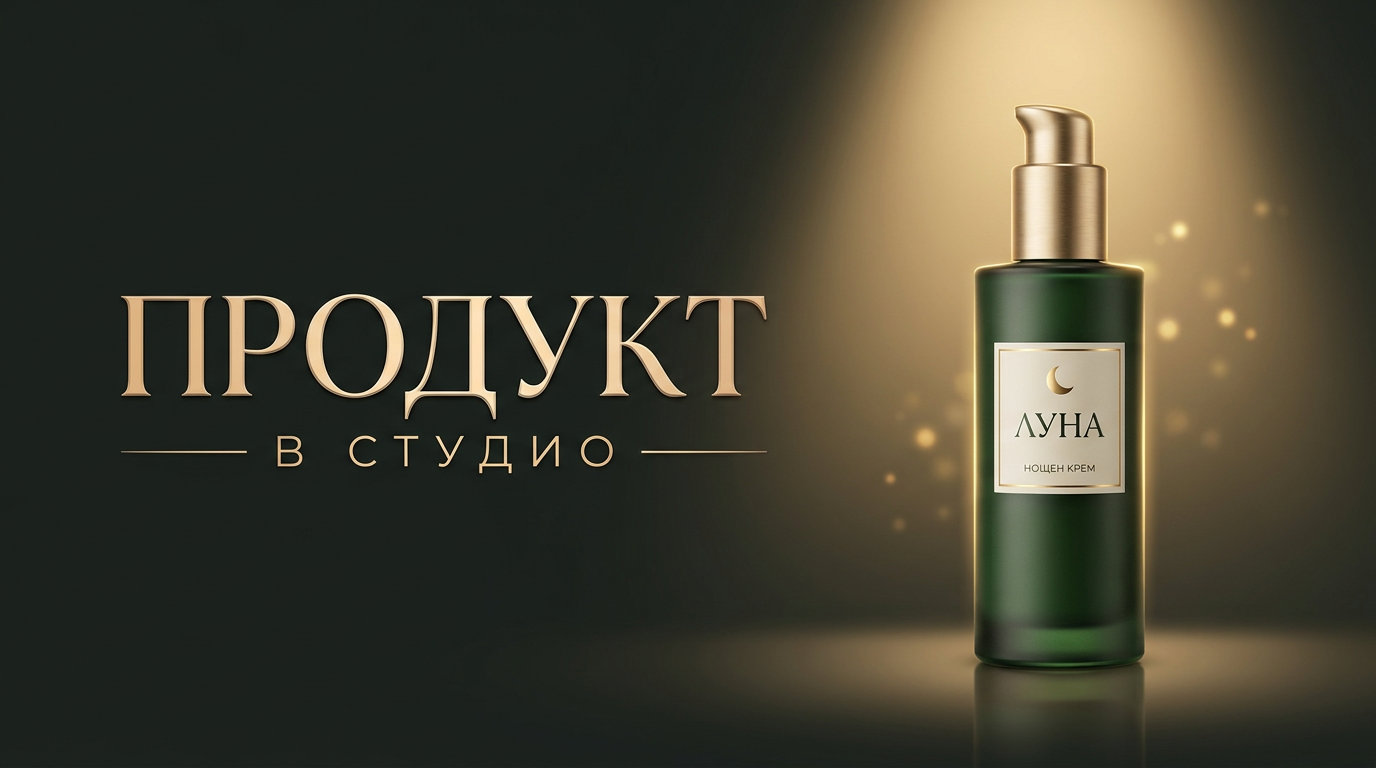Product in studio