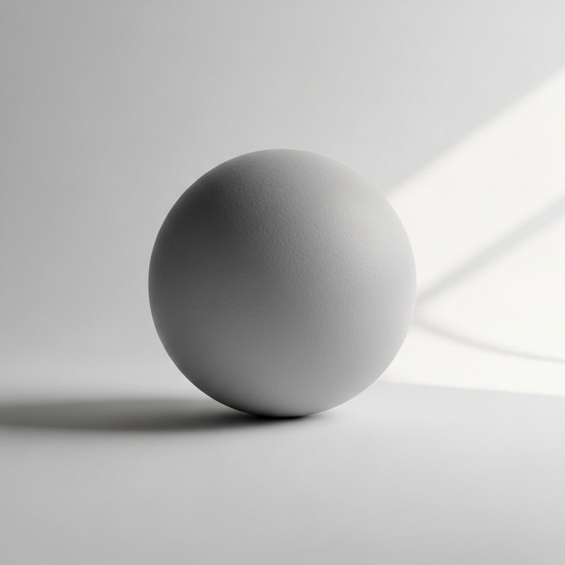 White with a hard shadow
