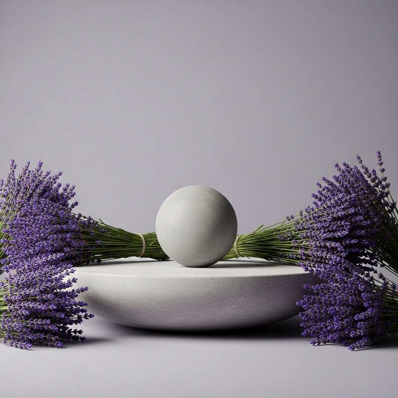Lavender podium