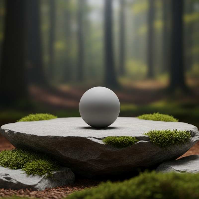 Moss and stone