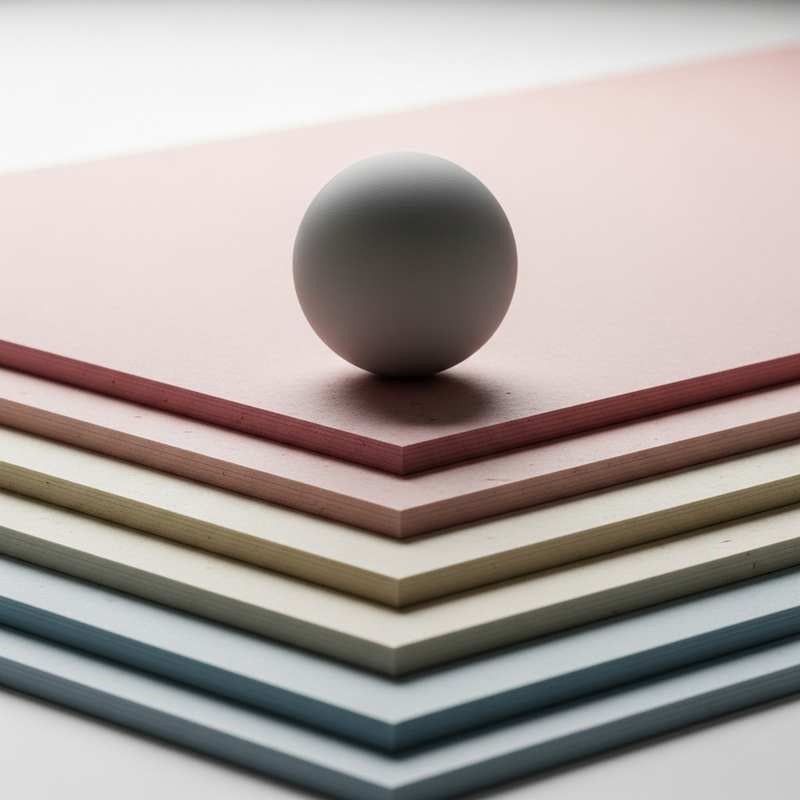 Pastel paper layers