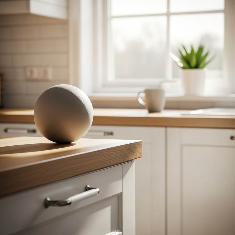 Bright Scandinavian kitchen
