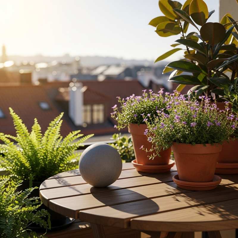 Sunny balcony