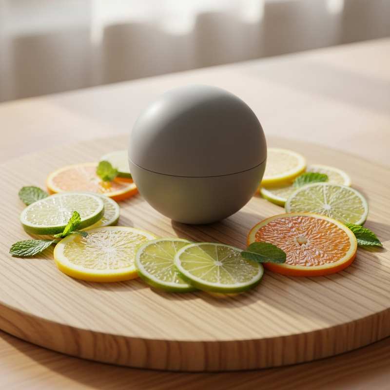 Board with citrus