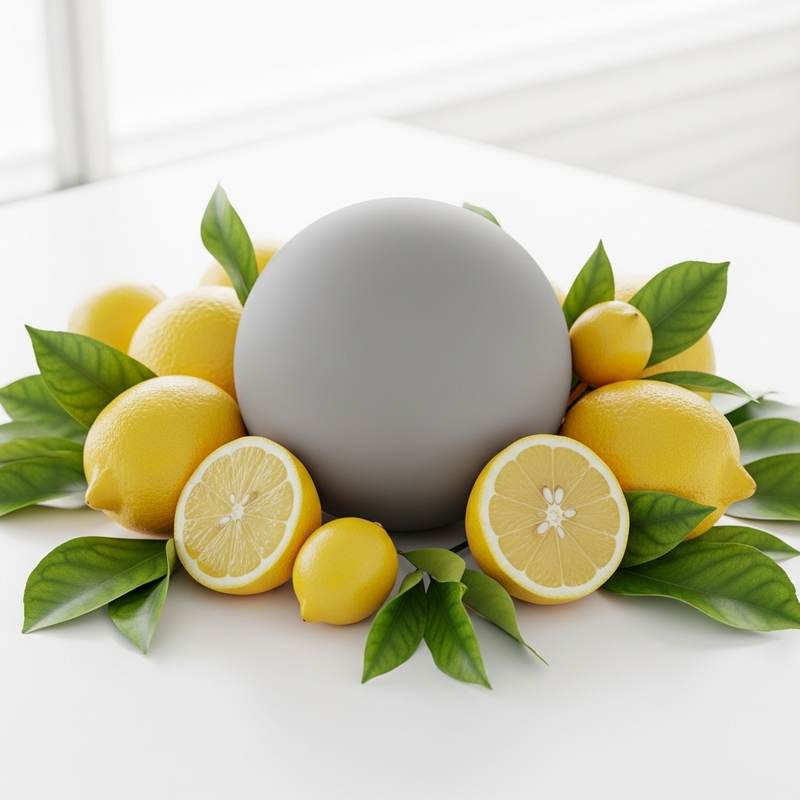 Lemons and greenery
