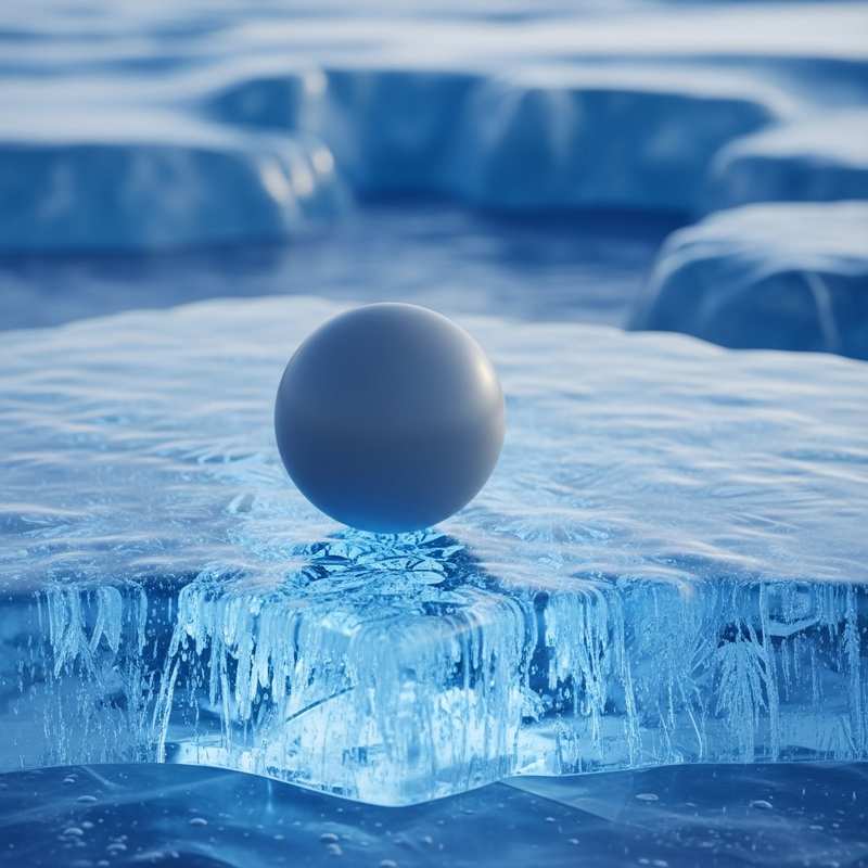Icy blue