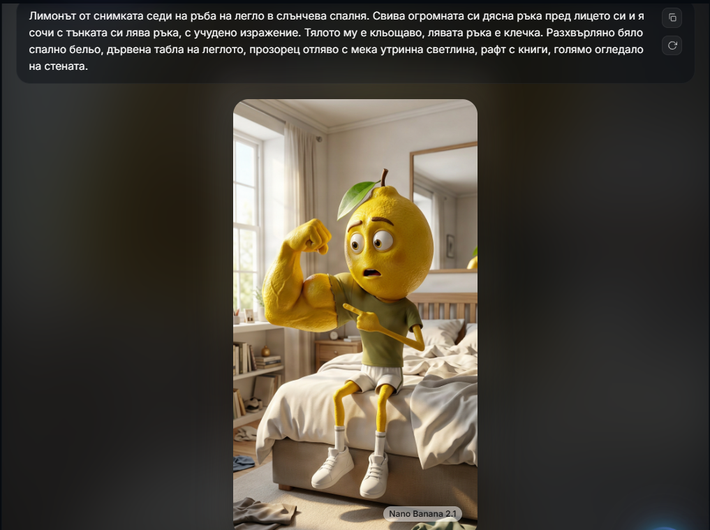 Начална снимка за всяка сцена